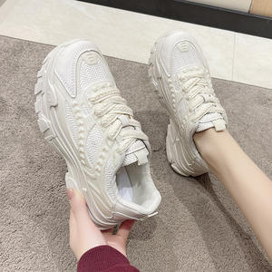 <span class=keywords><strong>Scarpe</strong></span> da papà alzate con suola spessa da donna 2024 estate nuova moda Versatile <span class=keywords><strong>scarpe</strong></span> sportive Casual di fascia alta - Product Image 4