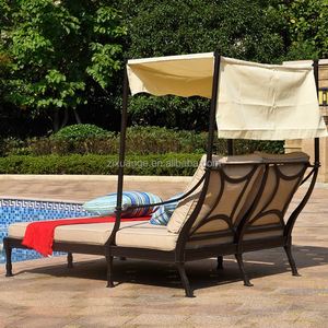 Chaise inclinable d'extérieur en aluminium <span class=keywords><strong>de</strong></span> haute qualité <span class=keywords><strong>avec</strong></span> dossier réglable, parfaite pour les bains <span class=keywords><strong>de</strong></span> <span class=keywords><strong>soleil</strong></span> à la plage et la détente en vacances. - Product Image 3