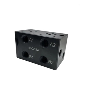 Bloc de vanne hydraulique à base intégrée 02-1W 02-2W 02-4W pour système de vanne solénoïde - Product Image 2
