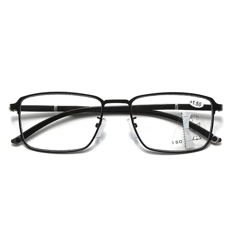 Trendy Designer Photochromic Progressive lenses Reading Glasses Anti Blue Light Men Women Wholesale Reader Glasses Frame