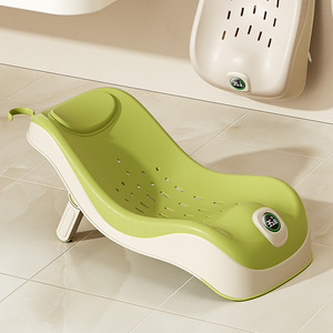<span class=keywords><strong>Baignoire</strong></span> pour bébé <span class=keywords><strong>en</strong></span> plastique avec capteur de température, chaise inclinable réglable <span class=keywords><strong>en</strong></span> <span class=keywords><strong>hauteur</strong></span>, support de bain pliable, <span class=keywords><strong>baignoire</strong></span> pour enfants - Product Image 4