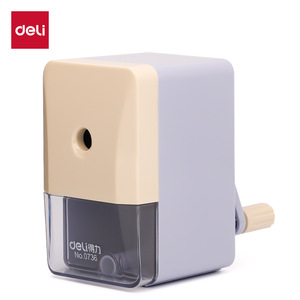 Deli Pencil Sharpener 0736 Manual Hand Crank For Kids Elementary School Use - Product Image 1
