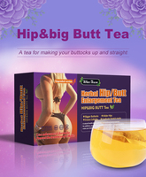 Thé Santé Mélangé Spécialisé pour l'Amélioration et le Raffermissement des Fesses, Suppléments Marque Yefra, 30 Sachets par Boîte, Lifting des Fesses Volumineuses
