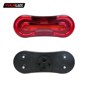 Feu arrière LED pour remorque 10-30V, feu stop, clignotant, feu arrière de camion rouge ambre 7 broches pour semi-remorque, remorque de transport, camion à benne basculante - Product Image 1