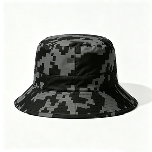 Chapeau Bob en Toile Camouflage Numérique pour Hommes, Léger, en Polyester, Protection UV, Protection Solaire Extérieure, Randonnée Quotidienne, Voyage, Vente en Gros - Product Image 4