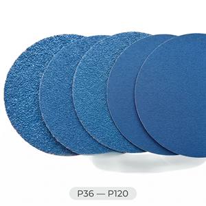 Discos de Lijado de Zirconia de 5/6 Pulgadas (125/150 mm) con Velcro, Respaldo de Tela, Abrasivo de Fibra para Eliminar Pintura de Carrocería Automotriz - Product Image 3