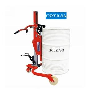 Chariot à fûts semi-électrique en acier personnalisé en usine, capacité <span class=keywords><strong>de</strong></span> charge <span class=keywords><strong>de</strong></span> 250 kg, 350 kg, 400 kg, pour le déplacement des fûts - Product Image 4