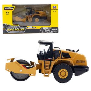 Camión Rodillo Compactador de Acero Fundido a Presión, Modelo de Construcción de Aleación Metálica 1/50, Coche Fundido a Presión SJY-1715 1:50, Rodillo Compactador de Carreteras Fundido a Presión - Product Image 5