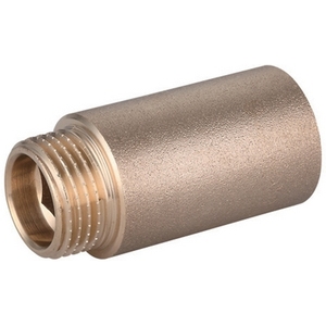 1/2 X 40mm MF Threaded <b>Extension</b> From Yellow Brass Bar for Plumbing <b>Hoses</b> - Product Image 1