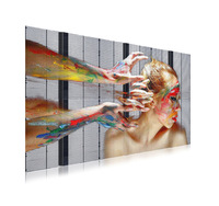 Écran LED transparent P3.91-7.81 HD pour voiture Showroom 4s Magasins Vitrerie centre commercial LED Publicité Affichage transparent