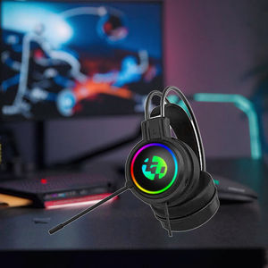 <span class=keywords><strong>Casque</strong></span> de jeu filaire professionnel avec microphone, connecteurs 3,5 mm/USB, avec éclairage RVB, suppression du bruit, <span class=keywords><strong>casque</strong></span> supra-auriculaire pour jeux - Product Image 5