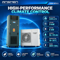 Nouvelle machine industrielle 2 en 1 de 138 L à humidité constante, humidificateur-déshumidificateur à haute efficacité réglable de 10 à 90 % HR pour atelier