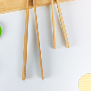 <span class=keywords><strong>Pince</strong></span> de cuisine en bambou SOLEHOME BAMBOO pour salades, <span class=keywords><strong>spaghetti</strong></span>, toasts, bacon et fruits - Ustensile durable et compatible avec la cuisinière - Product Image 4
