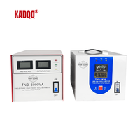 Estabilizador de Voltaje Monofásico de 5KVA con Control por Servomotor, Bobinado de Cobre, Salida de 220V, Amplio Rango de Entrada para Electrónica del Hogar y Oficina