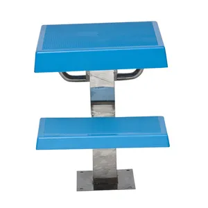 Two steps Stainless Steel Fina standards portable pool starting block