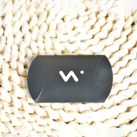 Boîte à oreiller de luxe personnalisée avec logo, petite taille, pour accessoires, bonbons de mariage