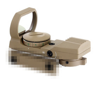 Optique tactique Ohhunt Tan 1x22x33mm, 4 motifs de réticules, viseur rouge et vert DOT, viseur reflex