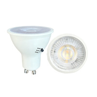 Bombilla LED Regulable de 6W, 110V/230V, GU10, Tricolor (3000K, 4000K, 6000K), Tipo Foco