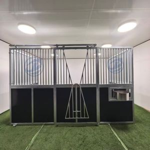 Estábulos Modulares Portáteis Tianyun para Cavalos com Portas Deslizantes/Swing, Construção Galvanizada de Alta Resistência, Garantia de 1 Ano - Product Image 2