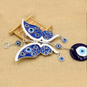 Nazar <span class=keywords><strong>grande</strong></span> farfalla blu malocchio parete appeso amuleti per la casa/ufficio/decorazione negozio e regalo fortunato - Product Image 3