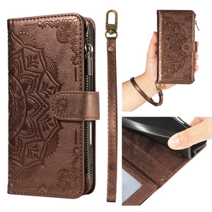 Funda tipo billetera con estampado de flores y cremallera para <span class=keywords><strong>Sony</strong></span> <span class=keywords><strong>Xperia</strong></span> 10 VII/1V <span class=keywords><strong>III</strong></span>/10 VII/<span class=keywords><strong>1</strong></span> VI, funda con marco para fotos, bolsa - Product Image 4