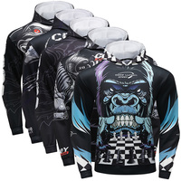 Grosir hoodie cetak Digital 3D-Pullover olahraga ukuran Plus dengan saku-kaus grafis kustom untuk pria