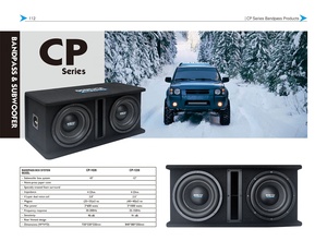 Boîte de subwoofers de voiture double personnalisée en gros DIBEISI CP1226 boîte de subwoofers passifs pour audio de voiture DC 12v - Product Image 6
