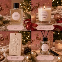 Coffret Cadeau de Noël en Gros : Parfum EDP 100ml, Diffuseur à Bâtonnets, Bougie – Coffret de Luxe 4 Pièces pour Femme, Parfum de Fêtes