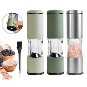 Kitchen Gadgets Stainless Steel Mill Manual Set ABS Plastic+PC Adjustable Ceramic Core Dishwasher Safe - Product Image 1