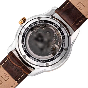 Stainless Steel <b>Mechanical</b> <b>Watch</b> Waterproof Leather Strap Automatic <b>Watches</b> With Date Display Luxury Business <b>Watch</b> for Men - Product Image 4