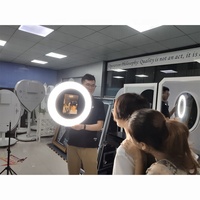 Photomaton mobile de style portable, miroir magique, photomaton avec coque en aluminium