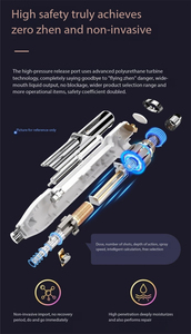 Soin du visage multifonctionnel Dermabrasion Jet d'oxygène Peel ABS Plastic Waterproof Portable Facial Machine Anti Wrinkle Removal - Product Image 4