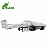 Remorque à plateforme ouverte Superlink à double essieu de 20 pieds avec parois latérales pour camion