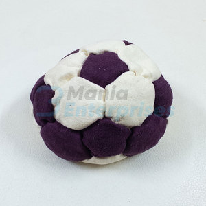 OEM Wholesale Mini Sports Style Footbags <b>Hacky</b> <b>Sacks</b> Custom Logo Printed 2 Two Color 32 Panel Footbag For Hot Sale - Product Image 6