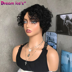 Perruques bouclées <span class=keywords><strong>de</strong></span> <span class=keywords><strong>cheveux</strong></span> humains perruque bob courte pour les femmes ombre couleur pleine machine faite pas cher perruque <span class=keywords><strong>de</strong></span> <span class=keywords><strong>cheveux</strong></span> humains brésiliens <span class=keywords><strong>cheveux</strong></span> humains - Product Image 2