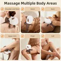 Masseur de cou, d'épaules, de dos, de taille, de jambes et de mollets avec simulation de main bionique, massage Shiatsu, tissus profonds, pétrissage 4D avec chaleur