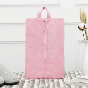 Bolsa minimalista para zapatos de viaje de tela Oxford, almacenamiento portátil plegable para viajes de negocios - Product Image 5