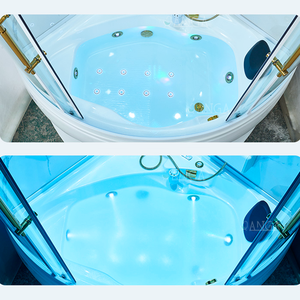 Cabina de ducha de vapor con bañera de hidromasaje Baño de hidromasaje con ducha Cuarto de ducha japonés sexy - Product Image 3