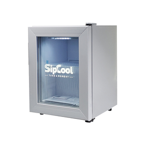 Congelatore da banco Meisda SD21 21L, mini vetrina espositiva per alimenti surgelati e gelato a temperatura singola con porta in vetro - Product Image 1