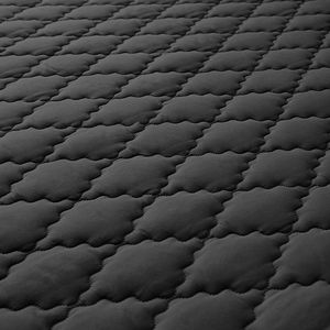 Toptan Su Geçirmez Polyester Kapitone Kalınlaştırılmış Çarşaf Alezi Nefes Alabilen Yumuşak Düz Renk Derin Cepli - Product Image 2