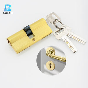 ダブルドアロックシリンダー金銅円筒形ロックアンチドリル - Product Image 1