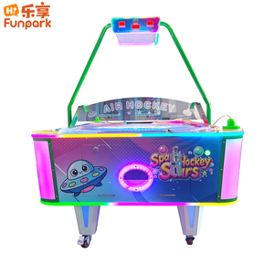 Table de hockey sur air à monnayeur pour parc d'attractions, machine de jeu d'arcade sportive, équipement de vente <span class=keywords><strong>en</strong></span> gros pour centre de jeux, parc d'attractions, enfants et adultes - Product Image 4