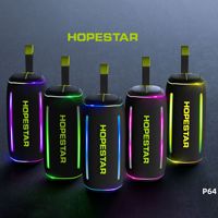 Enceinte portable sans fil HOPESTAR P64 40W grande puissance pour extérieur, avec subwoofer Bluetooth 5.4 et éclairage RGB