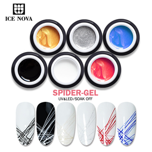 ICE NOVA Spider <span class=keywords><strong>Gel</strong></span> Nail Supplies TPO Free and Hema Free Spider Uv <span class=keywords><strong>Gel</strong></span> Professional Nail Art <span class=keywords><strong>Gel</strong></span> OEM Private Label 28 Colors - Product Image 3