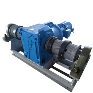Double Drum Winch 4 Rope Synchronized Sit-on Vertical Lifting European Industrial Winches Can Be Customized