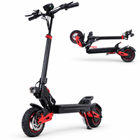 Trottinette électrique tout-terrain Pro 10 pouces, batterie lithium 48V 18Ah, vitesse >50 km/h, moteur sans balais, suspension intégrale, alliage d'aluminium