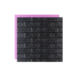 Classics wallpaper 3d xpe foam adoreless sound-absorbing self-adheive wall sticker waterproof heat-insulation