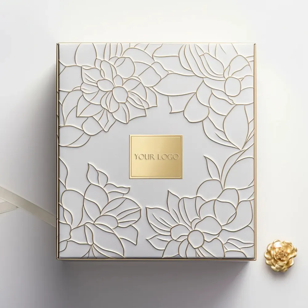 Embalaje de papel ecológico personalizado barato, caja de regalo de boda con embalaje de macarrón de chocolate dulce
