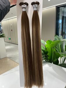 Venta al por mayor Super doble dibujado Remy del <span class=keywords><strong>pelo</strong></span> se puede cortar la trama fina flexible Balayage Ceniza Genius trama del <span class=keywords><strong>pelo</strong></span> - Product Image 6