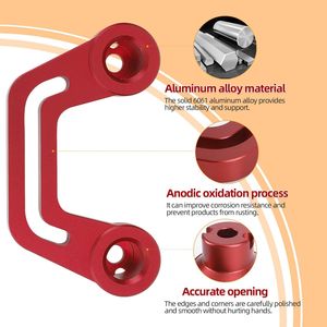 Aluminum Alloy Headlight Mounting <b>Bracket</b> For Jeep Wrangler JL 2018-2021 Front <b>Black</b> Red Blue Silver - Product Image 3